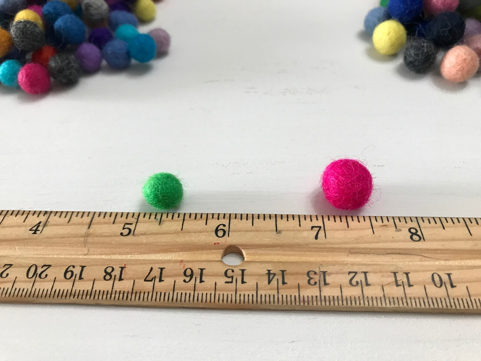 Mini Felt Garland Kit Wood Bead and Felt Garland Kit DIY Kit Etsy