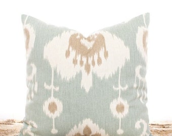 Sale Ends Soon Seafoam Green Throw Pillow Cover Art Deco Etsy