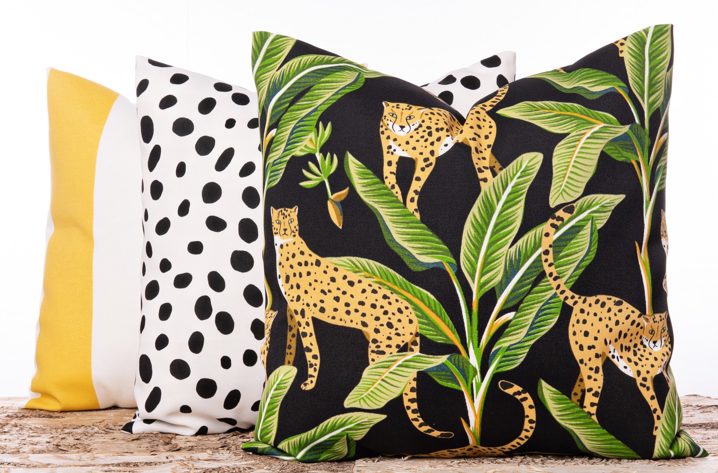 Leopard Face, Leopard Decor, Leopard Print, Leaves, Decorative Pillows, Mom Gift, Home Decor, Room Decor, Bedroom Decor