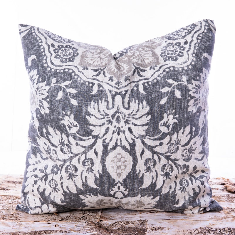 Grey Accent Pillows - Etsy