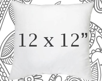 12 inch pillow forms