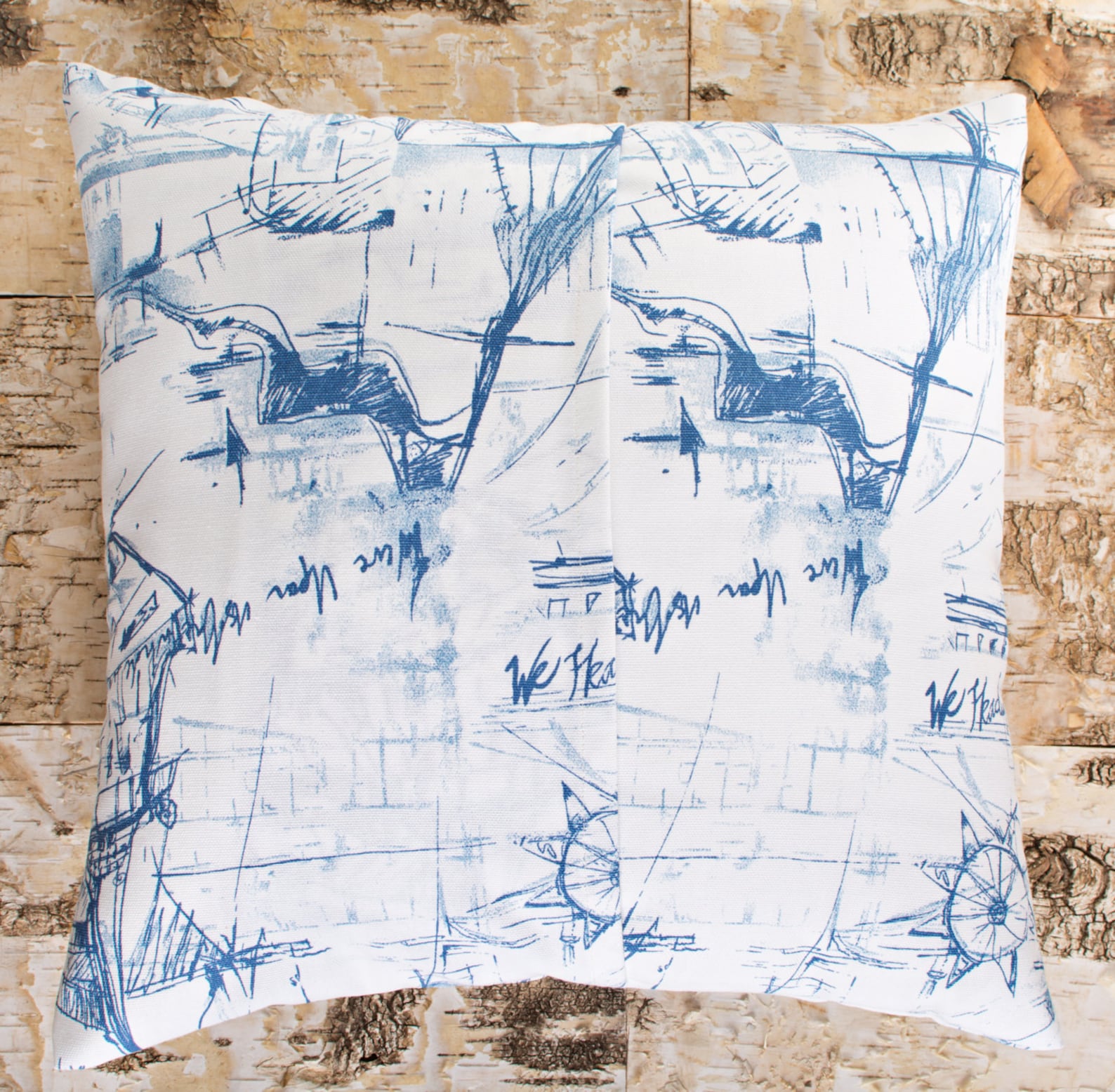 Navy Nautical Pillows Blue Nautical Pillow Cover Ocean Theme Etsy