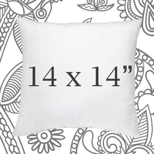 14 inch pillow insert