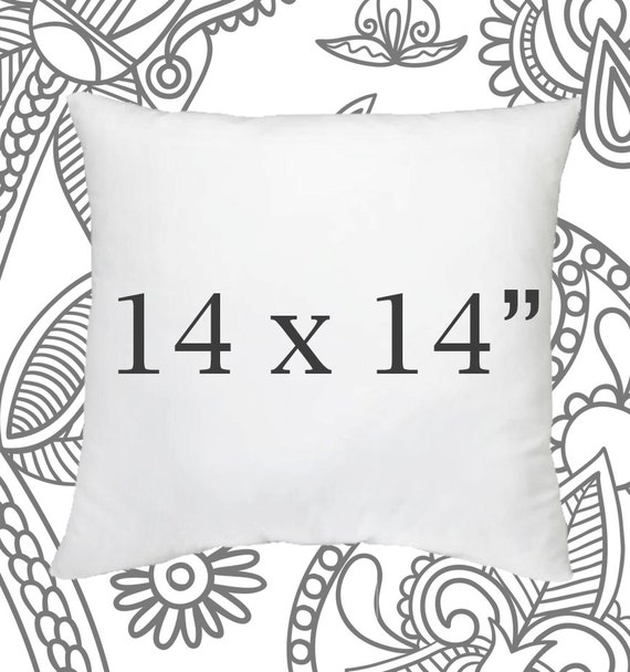 Faux Down Pillow Insert, 14 X 14 Inch Pillow Form, Down Pillows, Throw  Pillows, Soft Cushions 