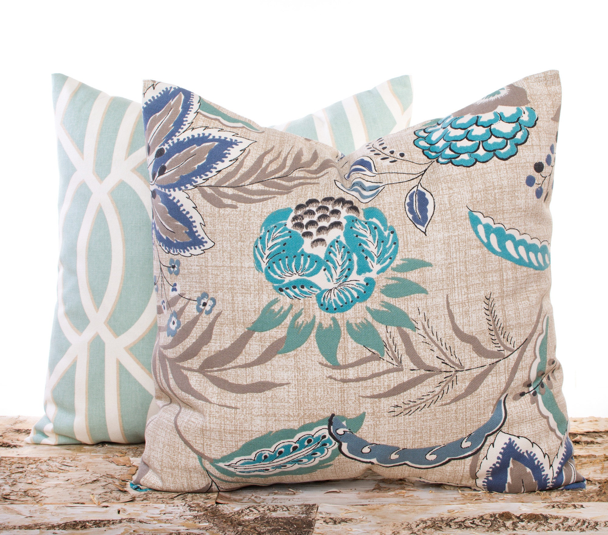 SALE ENDS SOON Seafoam Green Throw Pillow Cover Art Deco Etsy