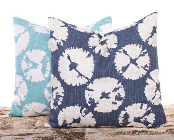 Sale Ends Soon Nautical Pillows Blue Pillows Throw Pillow Etsy