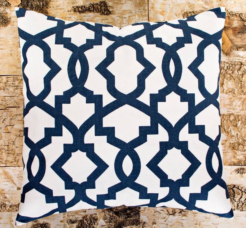 Decorative Throw Pillow Covers Navy Cushion Covers Navy and Etsy