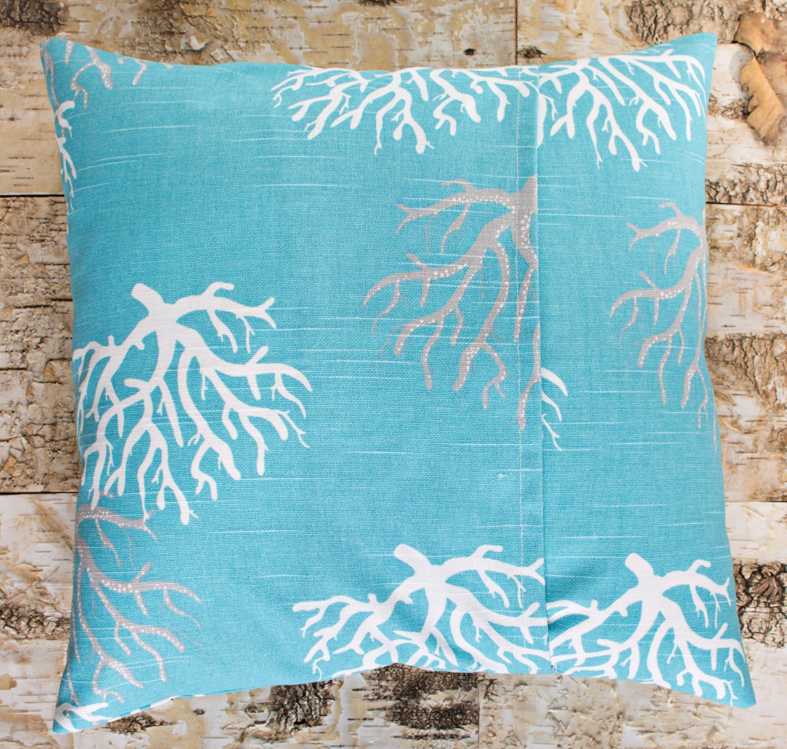 Aqua Blue Throw Pillows Nautical Pillowcases Coral Pillows - Etsy