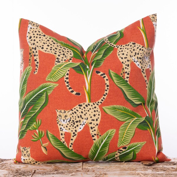 Cheetah Pillows Etsy