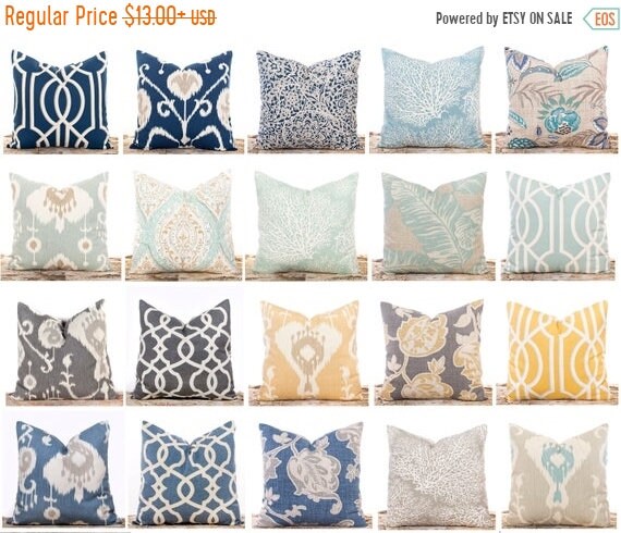 ikat throw pillows
