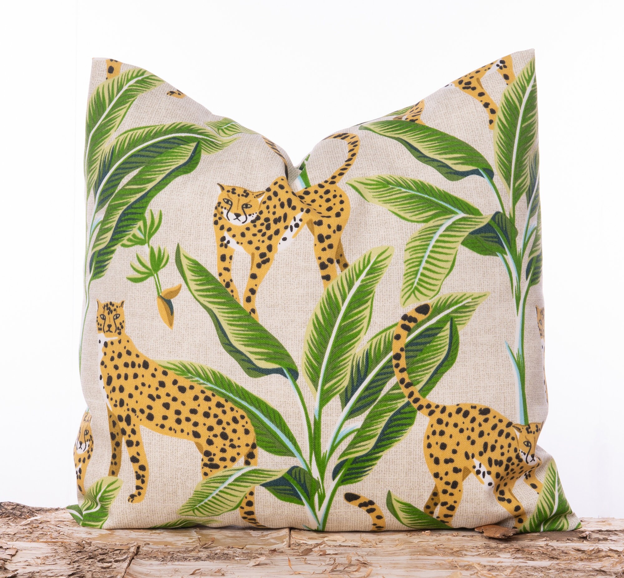 Cheetah outdoor pillow hotsell