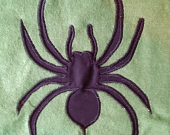 Tarantula (Spider) Machine Appliqué Design in two different sizes.  Create some edgy home decor and stitch out a bug!