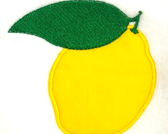 Lemon DIGITAL Machine Embroidery Appliqué Design - a sweet applique to stitch on your embroidery machine