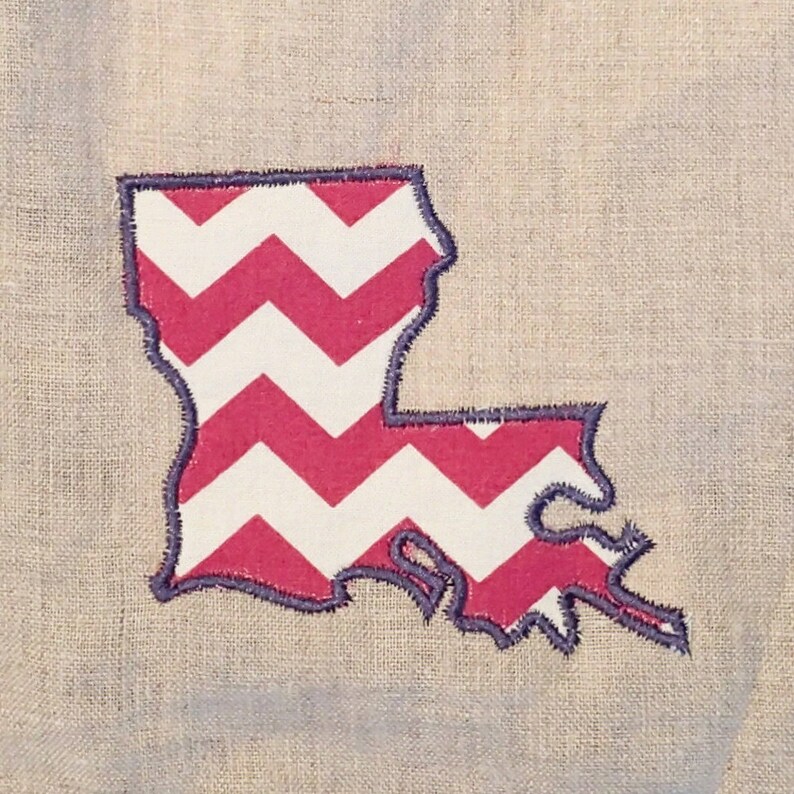 Louisiana Appliqué and Embroidery Design in 7 Styles and Etsy