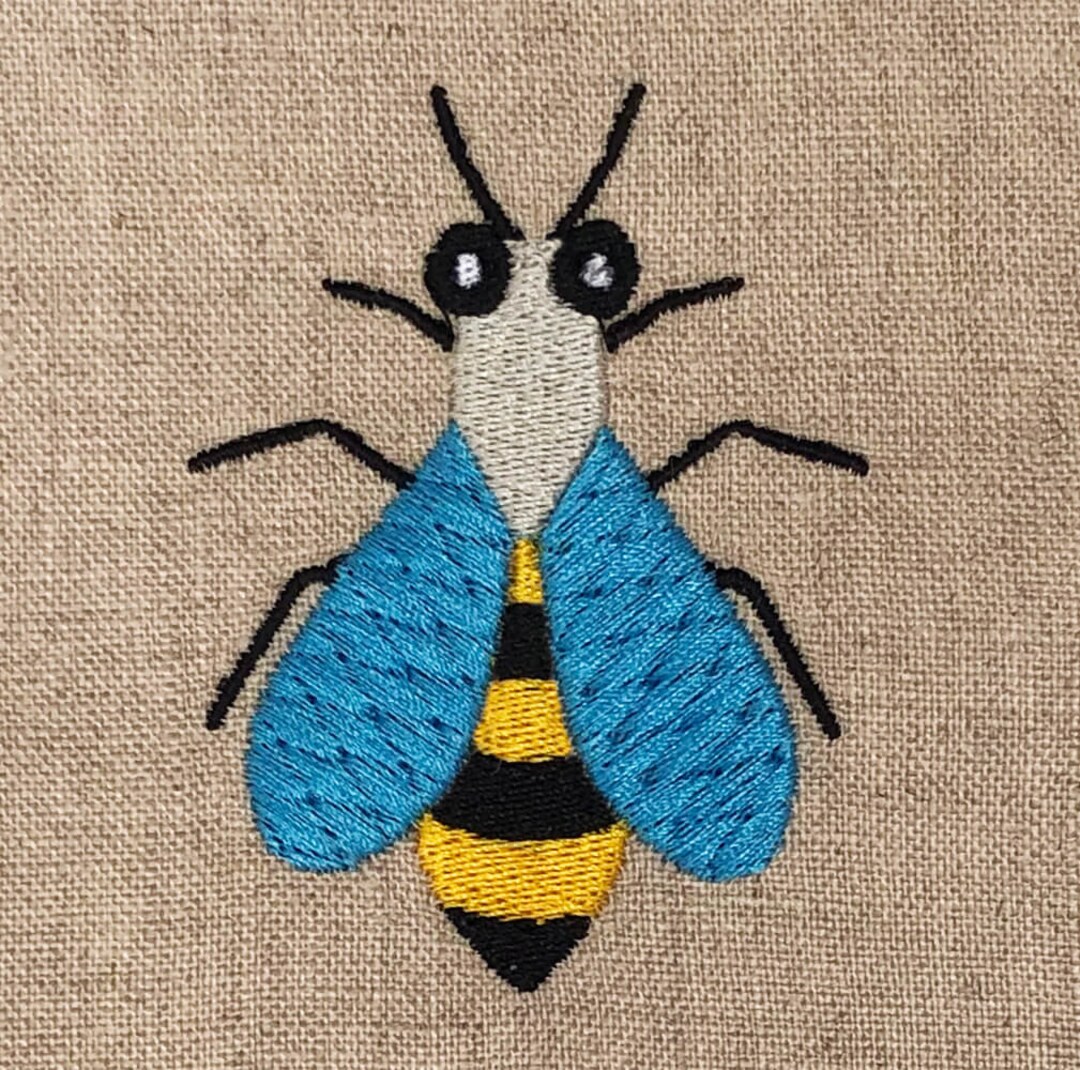 Modern and Simple Bumble Bee DIGITAL Machine Embroidery Design to ...