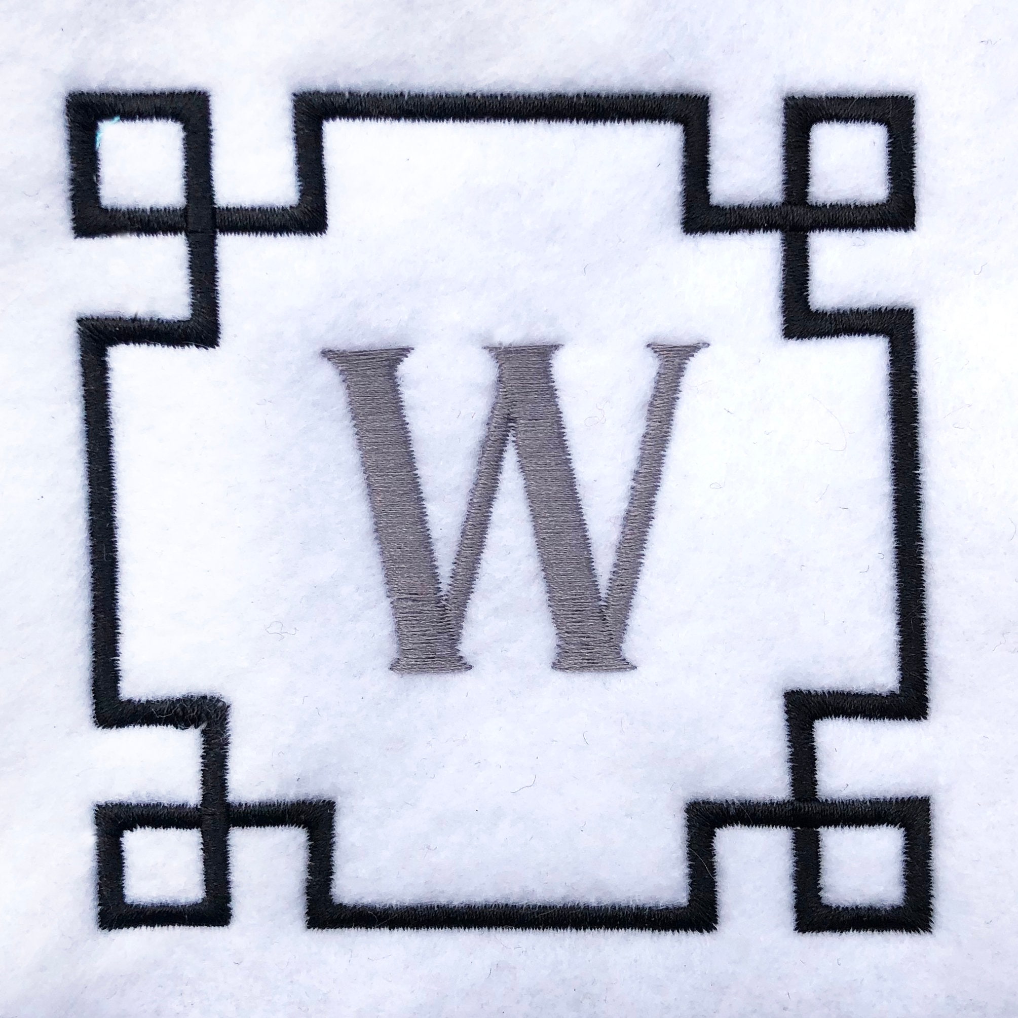 Modern Monogram Frame DIGITAL Machine Embroidery Design Set - Nine ...