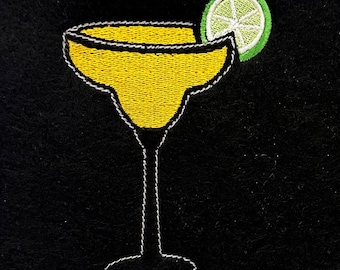 Diseño de bordado a máquina DIGITAL Margarita: un cóctel lindo y festivo para bordar en su máquina de bordar