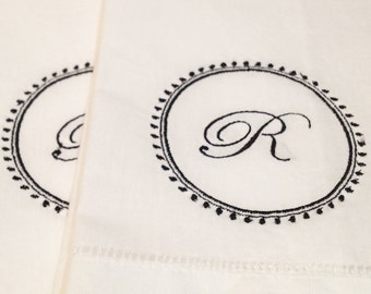 Elegante, moderne moderne einzigen ersten Monogramm. Große Monogramm Design für Leinen Handtücher.  Perfekte monogrammiert Geschenk