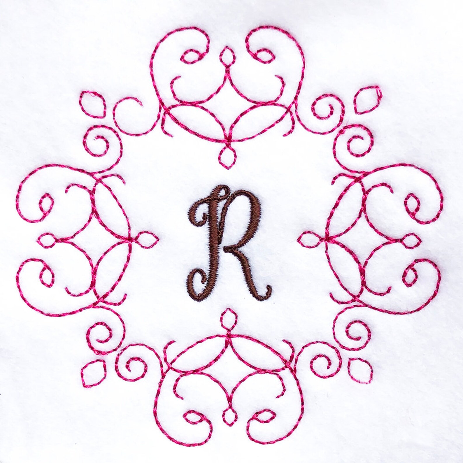 Modern Monogram Frame DIGITAL Machine Embroidery Design Set - Nine ...