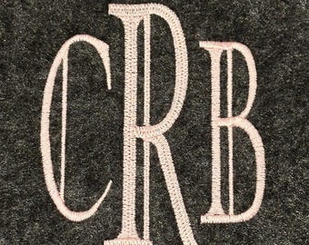 Regal Monogram Font - DIGITAL Machine Embroidery Font in BX format + individual embroidery designs