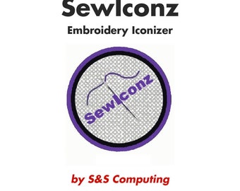 SewIconz - Embroidery Iconizer  Software - Official License