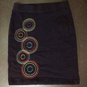Original bohemian modern circle embroidery designs in seven sizes.