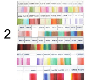 7MM 100/% VARIEGATED PURE SILK RIBBON 1//4/" WIDE COLOR # 243 8 YDS