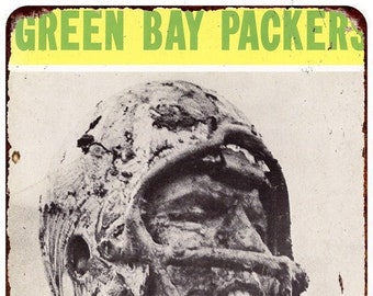 1965 Green bay Packers Rahr's Beer Vintage Retro Metal Sign 8" x 12" 