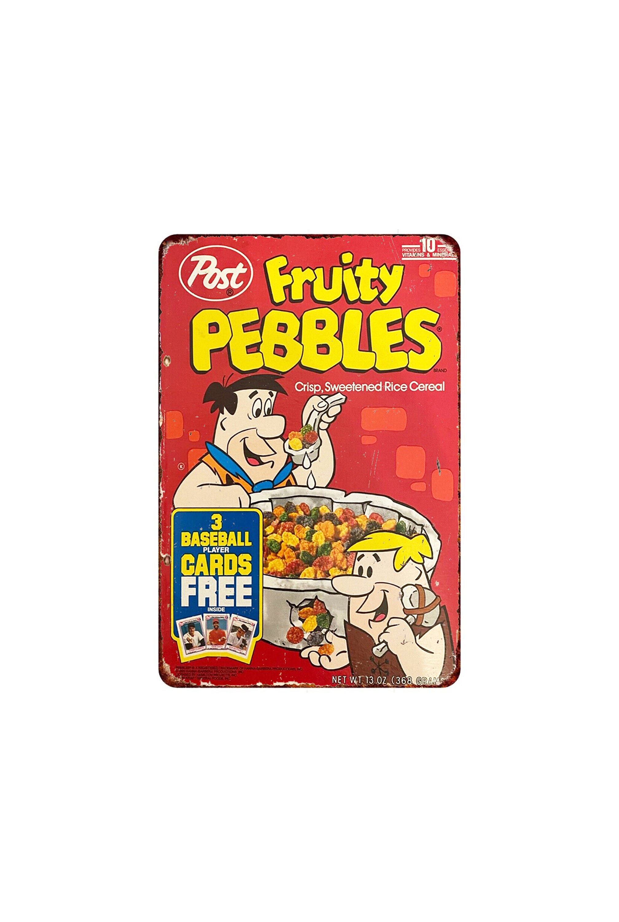Fruity Pebbles Cereal Box