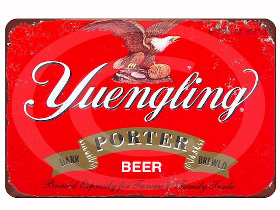 1934 Yuengling/'s Beer PA Brewery Prohibition Vintage Retro Metal Sign 8/" x 12/"