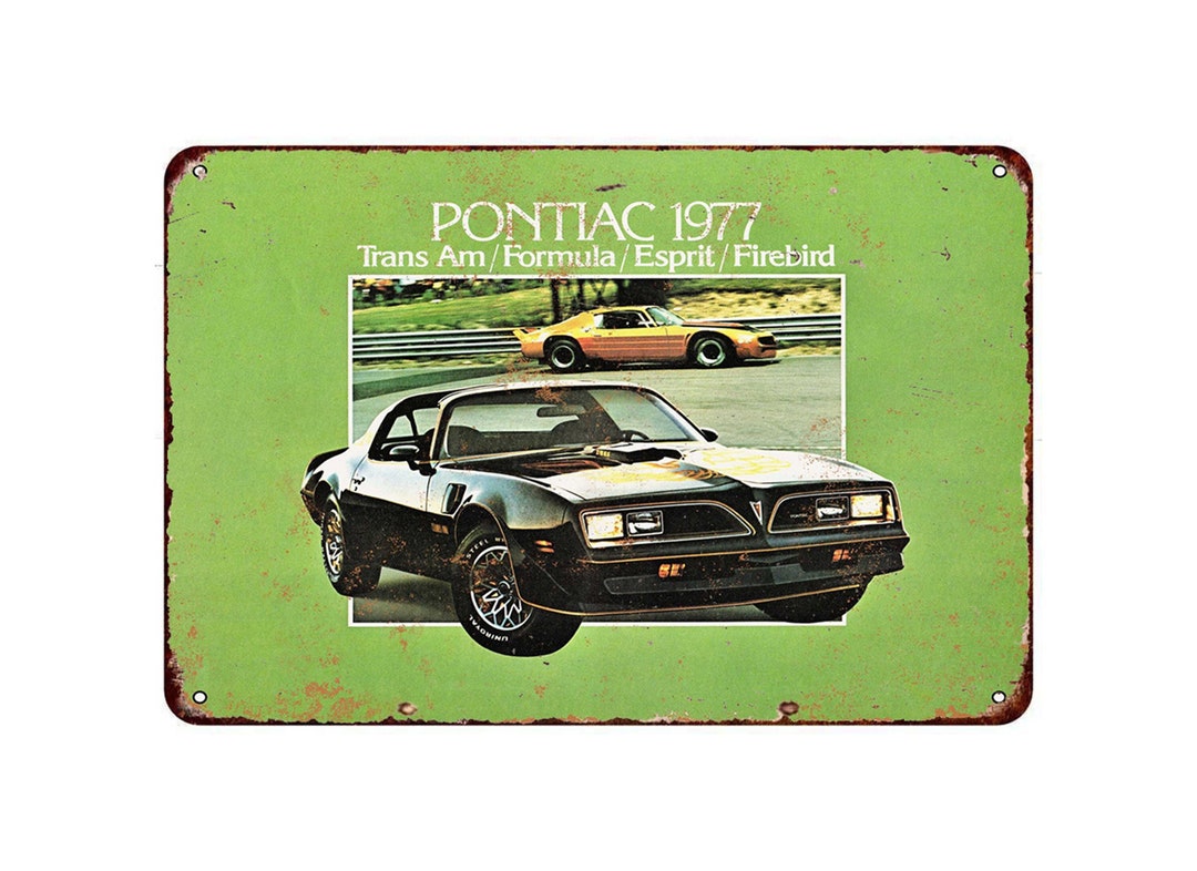 1977 Pontiac Trans Am Vintage Look Reproduction Metal Sign - Etsy