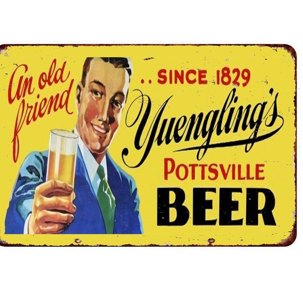 Vintage Beer Sign Etsy