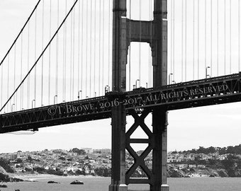 Golden Gate Bridge, Golden Gate Bridge Wall Art, Golden Gate Bridge Print, Golden Gate Bridge Canvas, San Francisco Gift, San Francisco Art