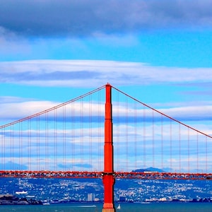 Golden Gate Bridge, Golden Gate Bridge Print, Canvas Art, Art on Canvas, San Francisco Print, San Francisco Wall Art, San Francisco Decor