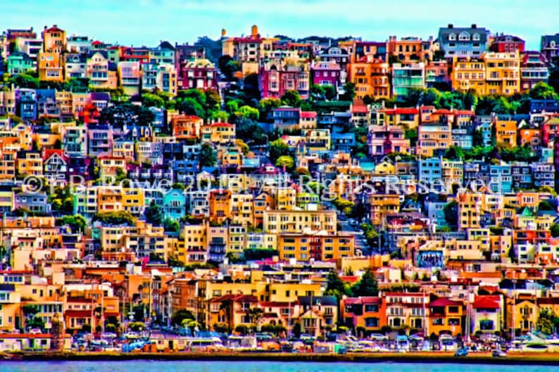 San Francisco Art, San Francisco Print, San Francisco Wall Art, San