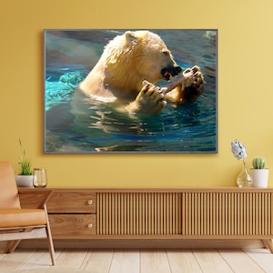polar bear, polar bear images, polar bear print, polar bear artwork, polar bear photography, polar bear decor, polar bear lover gift