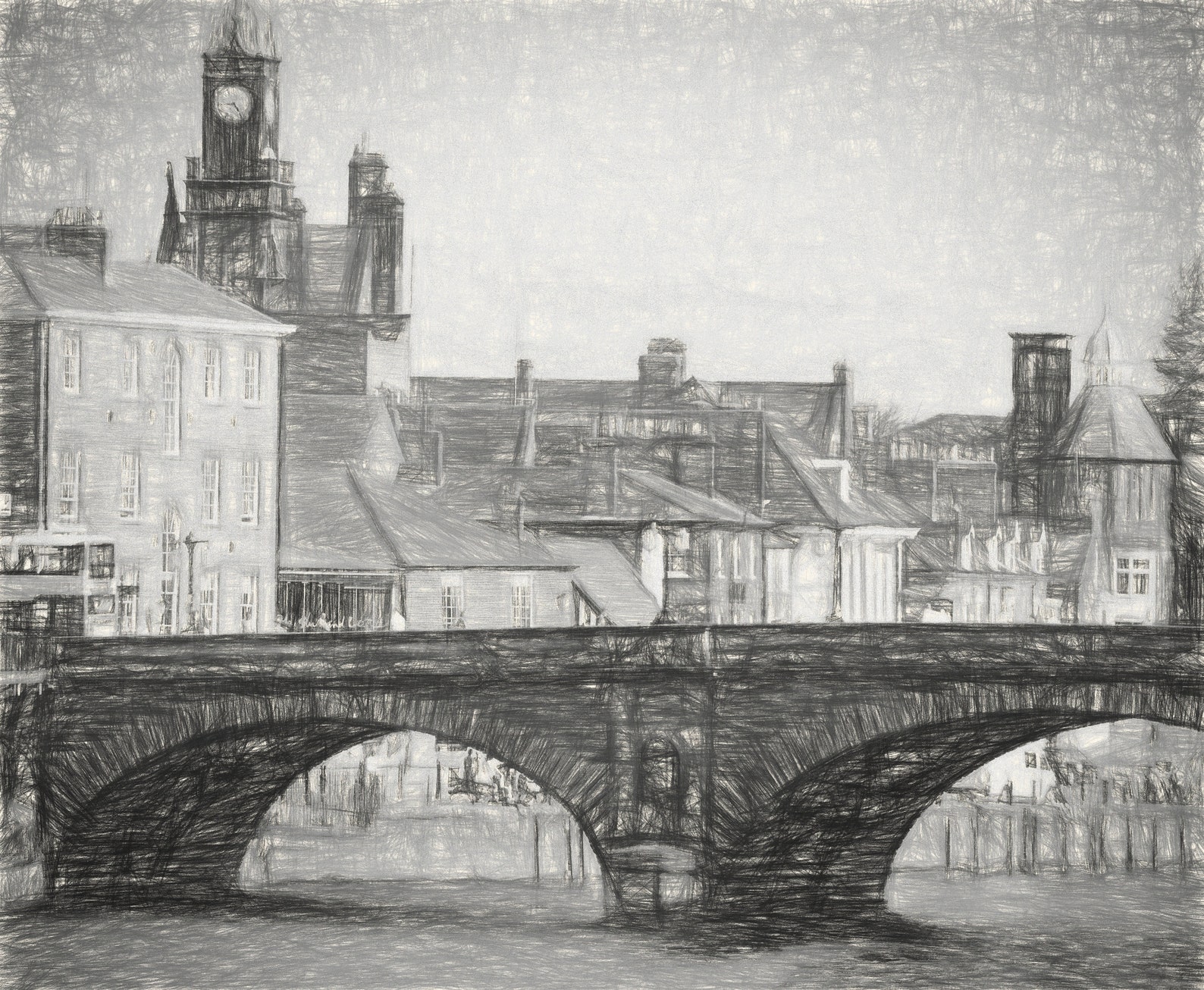 England Art, Art on Canvas, Canvas Art, England Print, England Gifts