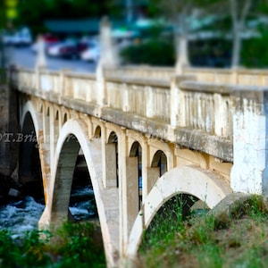 Décor Shabby Chic, impression californienne, art californien, impression d’art californien, pont de campagne, photographie de nature, art sur toile, art sur toile