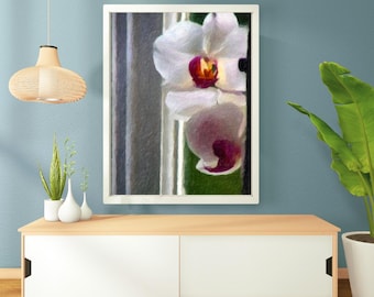 Rosa Blumen Kunstdruck, Blumen-Wand-Dekor, Blumendekor, Pink Art