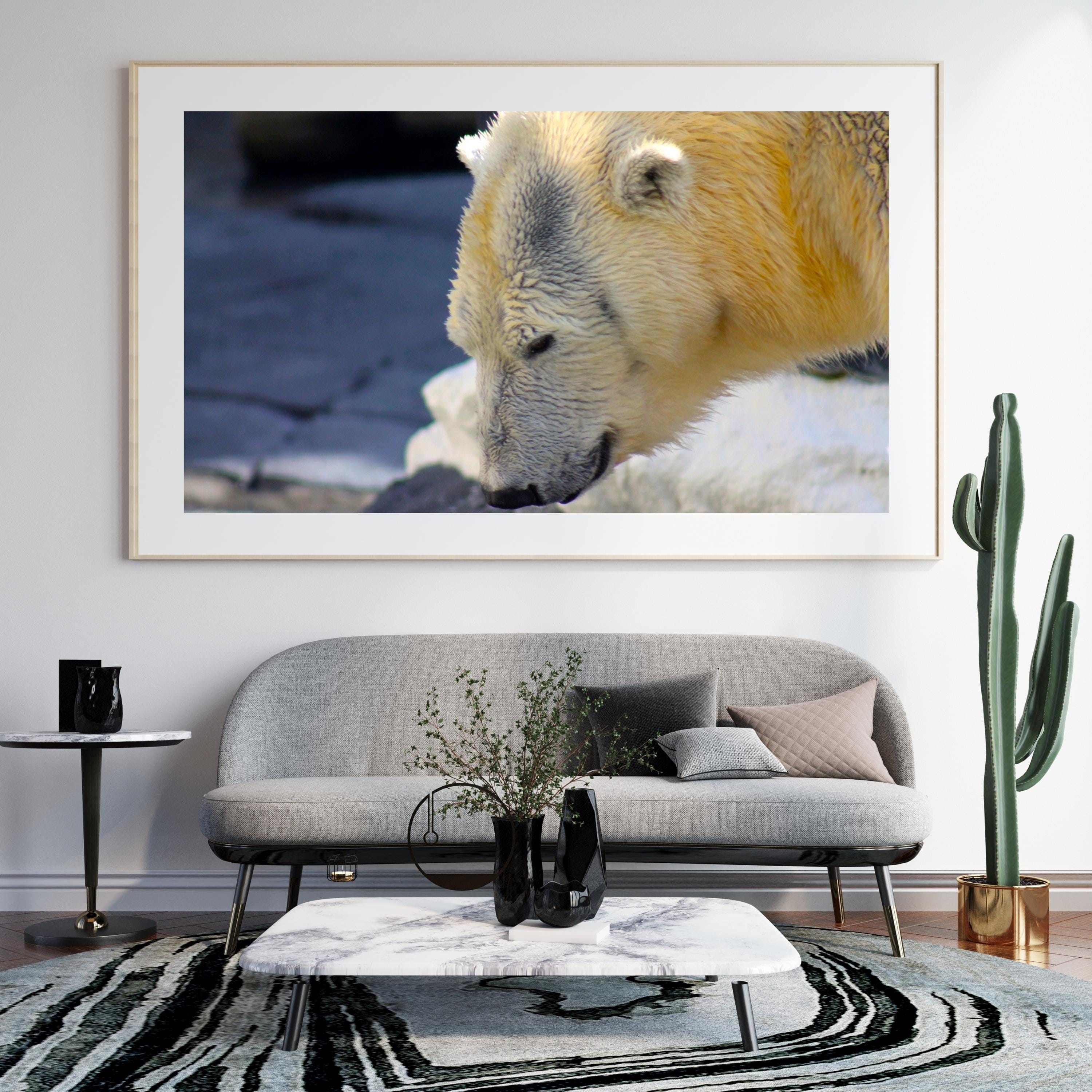Bear Art, Bear Print, Bear Decor, Polar Bear, Wall Art Print, Color Photo, Polar Bear Print, Wildlife Print, Nature Print, Wildlife Art