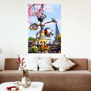 Disneyland, Disneyland Art, Disneyland Print, Art on Canvas, Canvas Art, Disney Art, Disneyland Art on Canvas, Disney Decor, Disney Wall Art