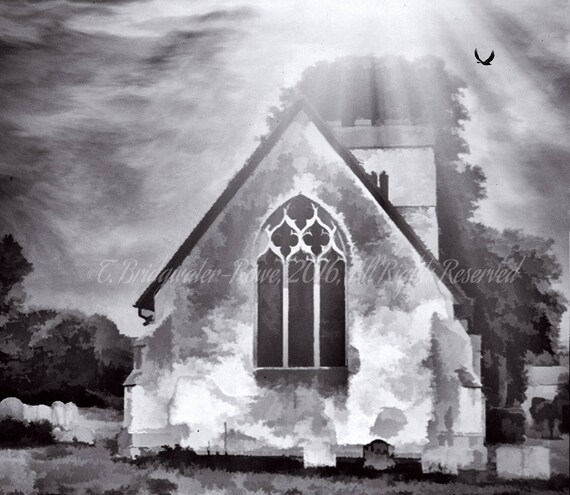 Gothic Art Gothic Decor Gothic Room Decor Headstones Print Etsy