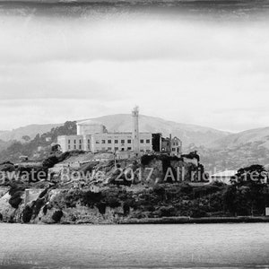 San Francisco Art, San Francisco Print, Art on Canvas, Canvas Art, Canvas Wall Decor, San Francisco Wall Decor, Alcatraz, Alcatraz Art Print