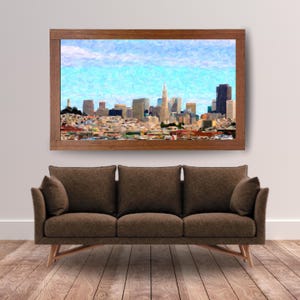 San Francisco Art, San Francisco Print, San Francisco Wall Art, San Francisco Poster, San Francisco Gift, City Art, Cityscape, SF Wall Art