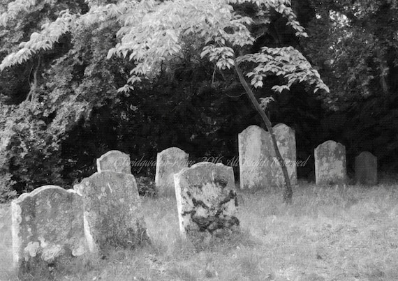 Cemetery Headstone Cemetery Photography Cemetery Art Etsy