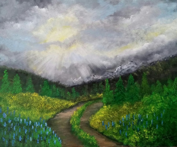 SOLD...but you can still buy A County Meadow  an Original Oil in full color on 24x30x1 canvas
