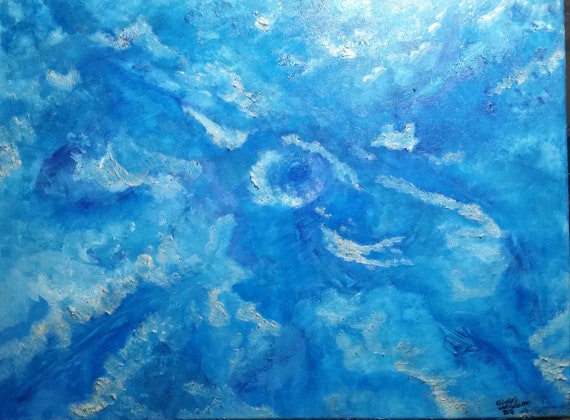 The Road to Knowledge an Abstract in Oil on 24x18x1 canvas