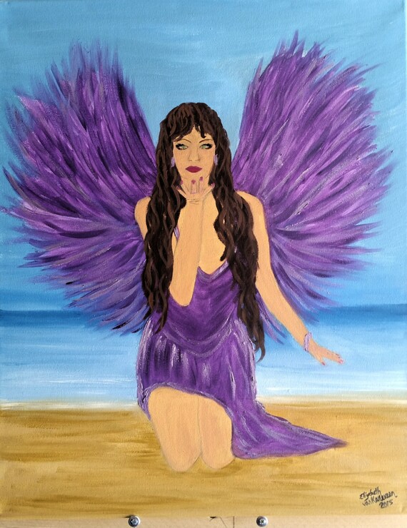 Fairy Kisses, an Original Oil in full color on 20x16x1 canvas