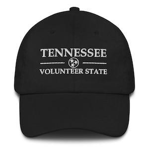 Tennessee Souvenir Geschenk The Volunteer State Urlaub bestickt Baseball Dad Hut