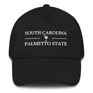 South Carolina Palmetto State Vacation Souvenir Baseball Cap Dad Hat for Men Women Adults